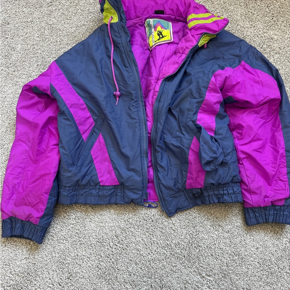 Men’s Vintage Ski Colorful Jacket